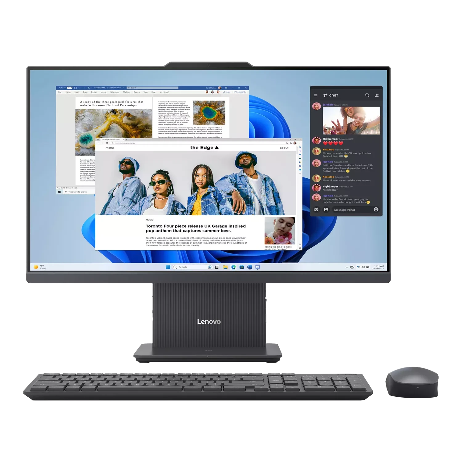 Lenovo IdeaCentre AIO 24ARR9 Ryzen 5 All in One Computer