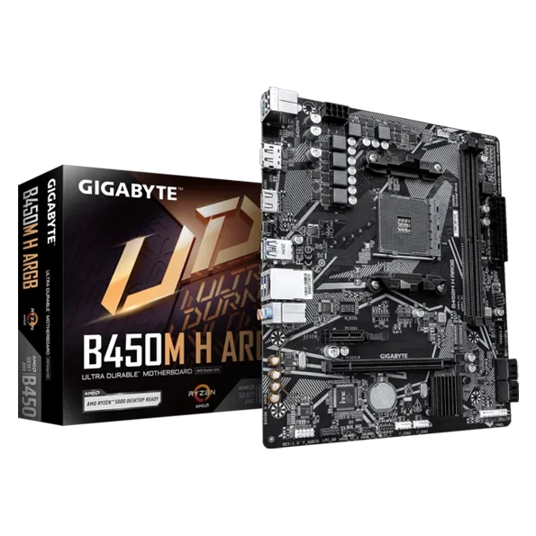GIGABYTE B450M H ARGB AM4 Motherboard