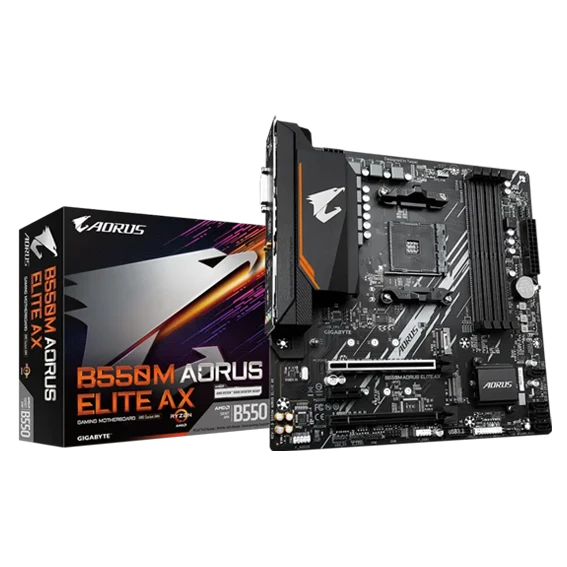 Gigabyte B550M AORUS ELITE AX Motherboard