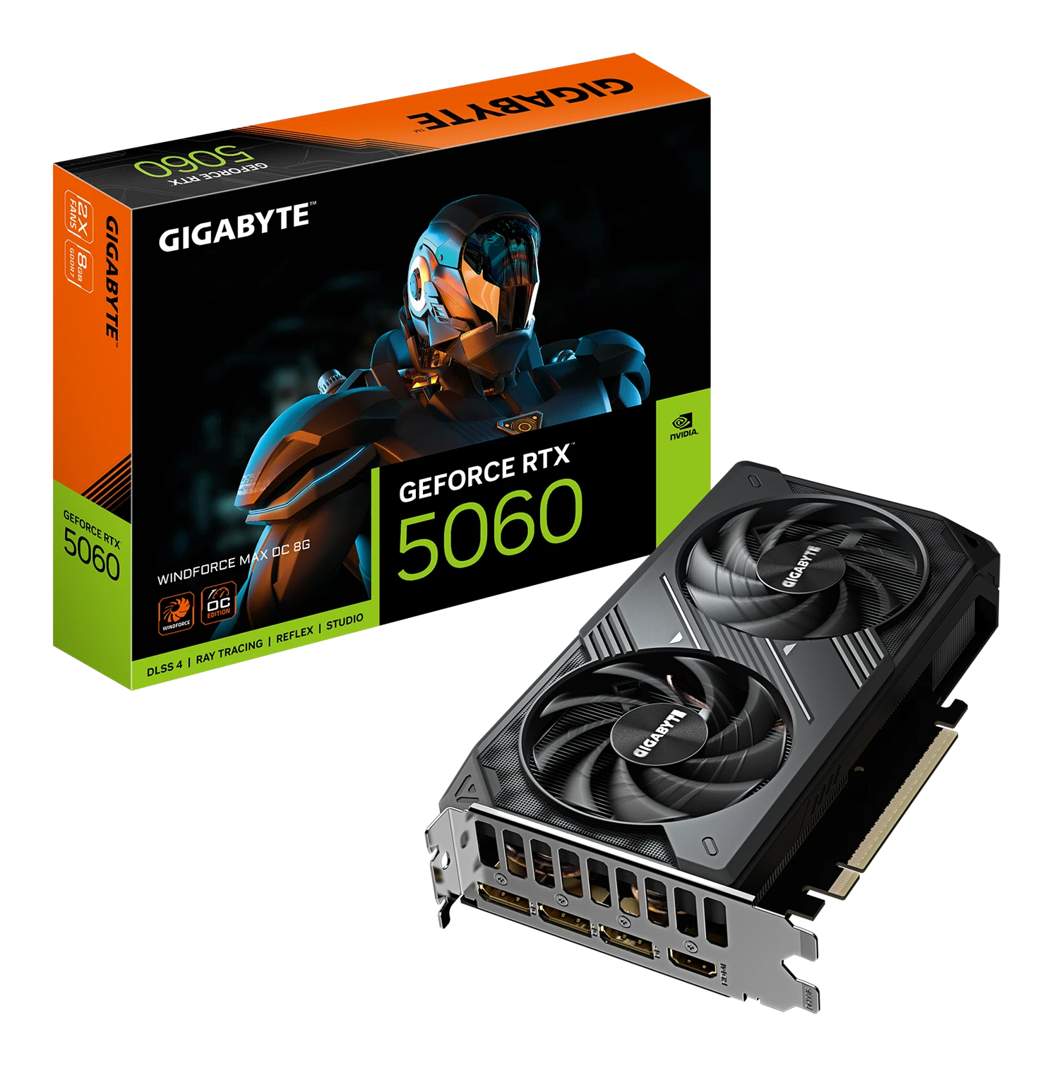 Gigabyte GeForce RTX 5060 WINDFORCE MAX 8G Graphic Card