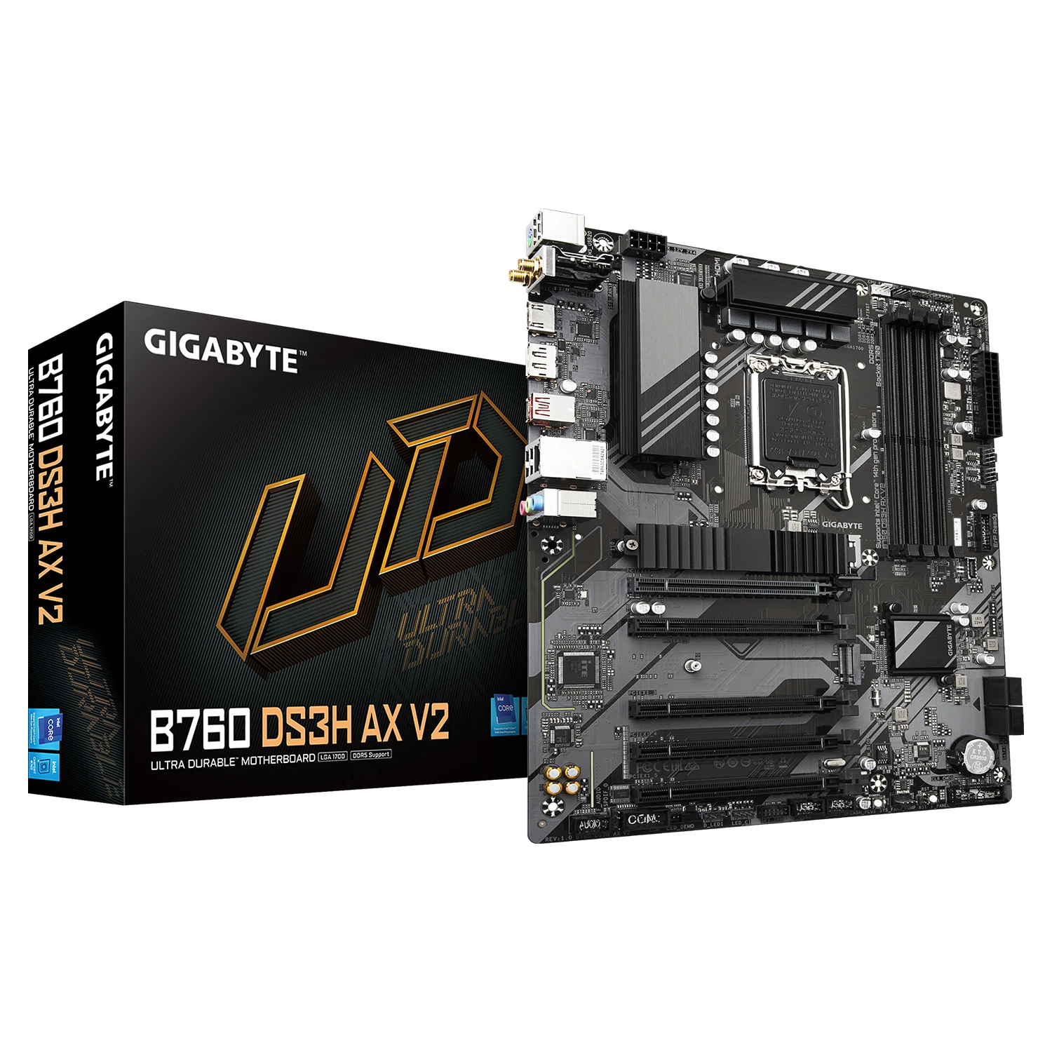 GIGABYTE B760 DS3H AX V2 Motherboard (Wifi)