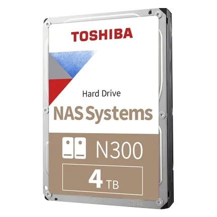 Toshiba 4TB N300 7200RPM Internal NAS Hard Disk