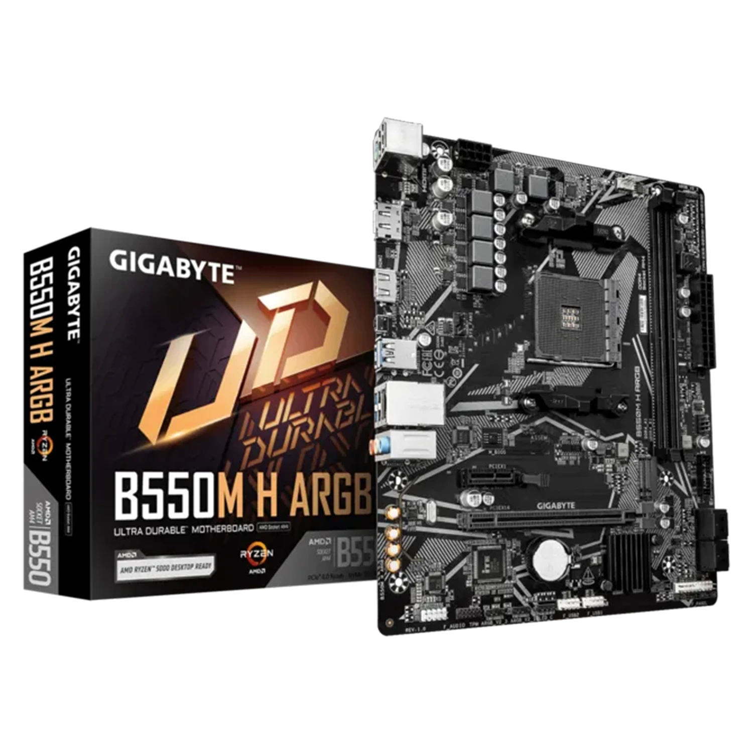Gigabyte AMD B550 M H ARGB DDR4 Motherboard