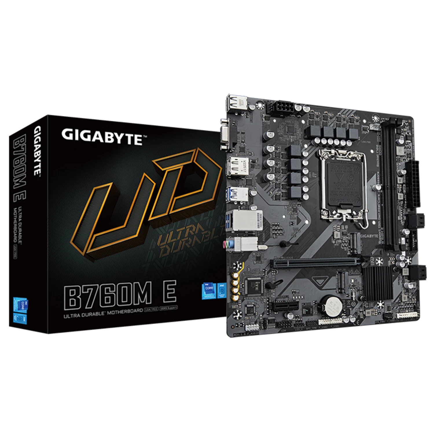 Gigabyte B760M E DDR5 Ultra Durable Motherboard