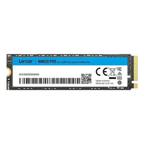 Lexar NM610 PRO 1TB PCIe Gen3x4 NVMe SSD