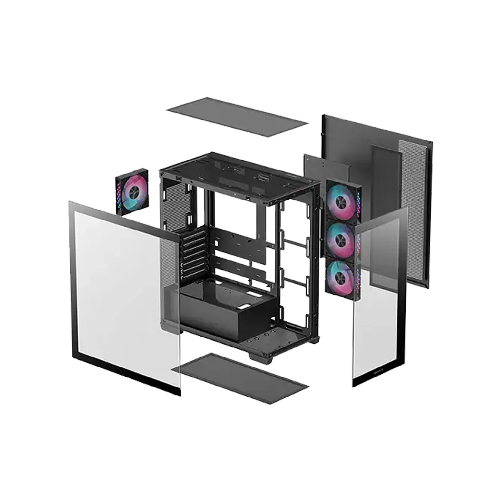 DeepCool CG580 4F Black Mid-Tower Case