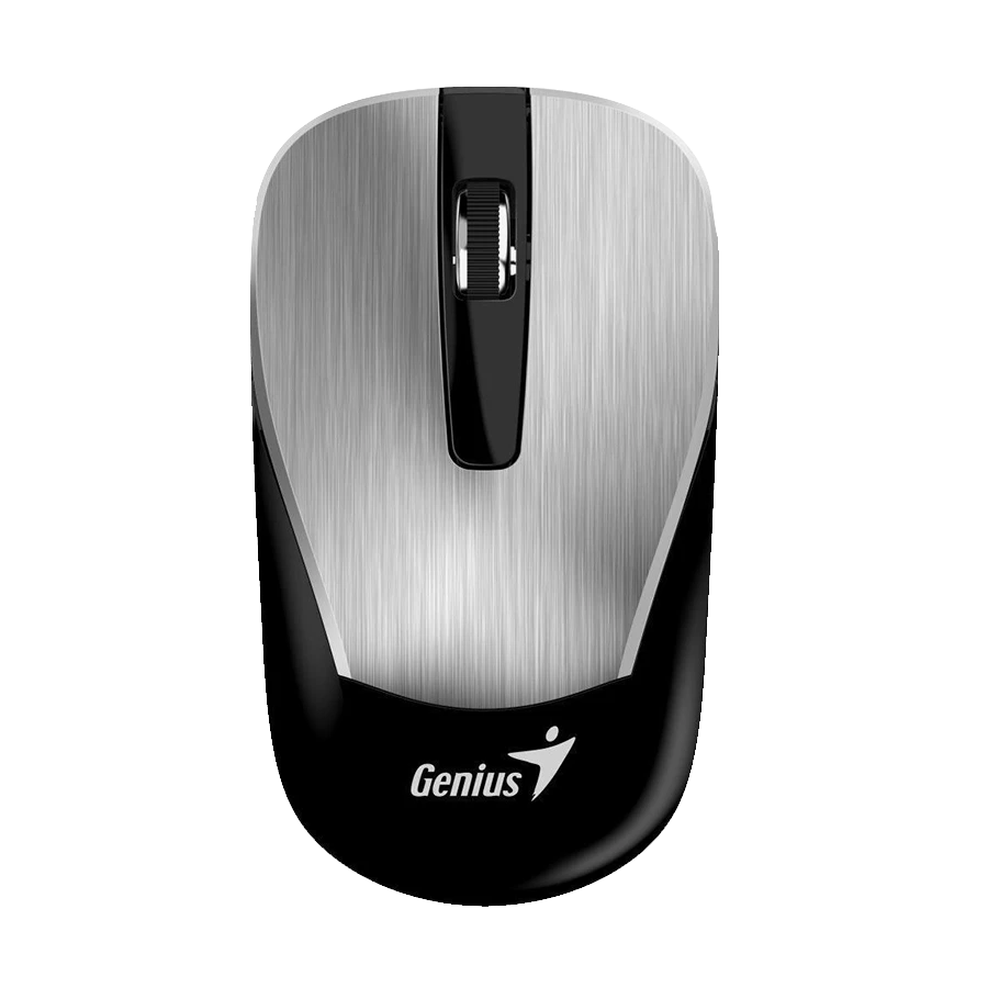 Genius ECO-8015 BlueEye 2.4GHz Rechargeable Wireless Mouse (Grey)