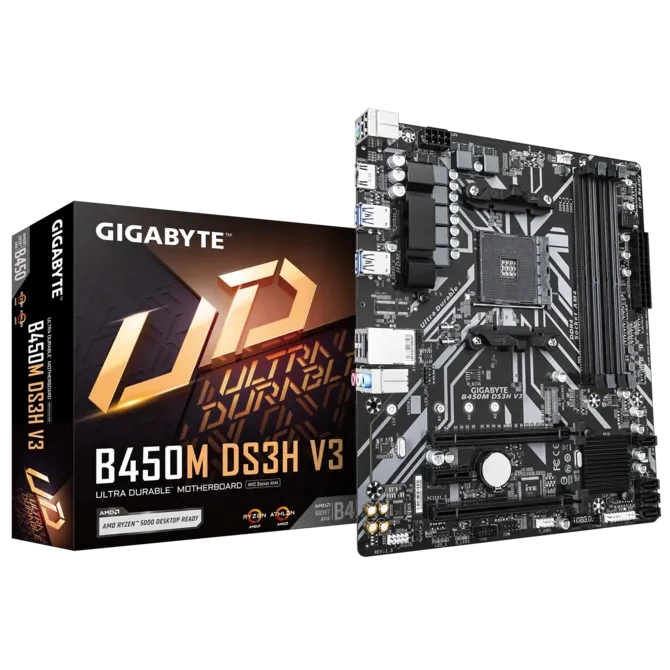 Gigabyte B450M DS3H V3 Motherboard