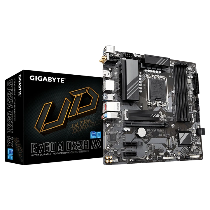 Gigabyte B760M DS3H AX DDR5 Motherboard (Wifi)