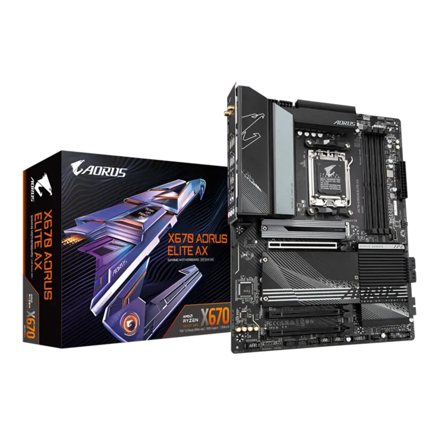 Gigabyte X670 AORUS Elite AX AM5 Motherboard