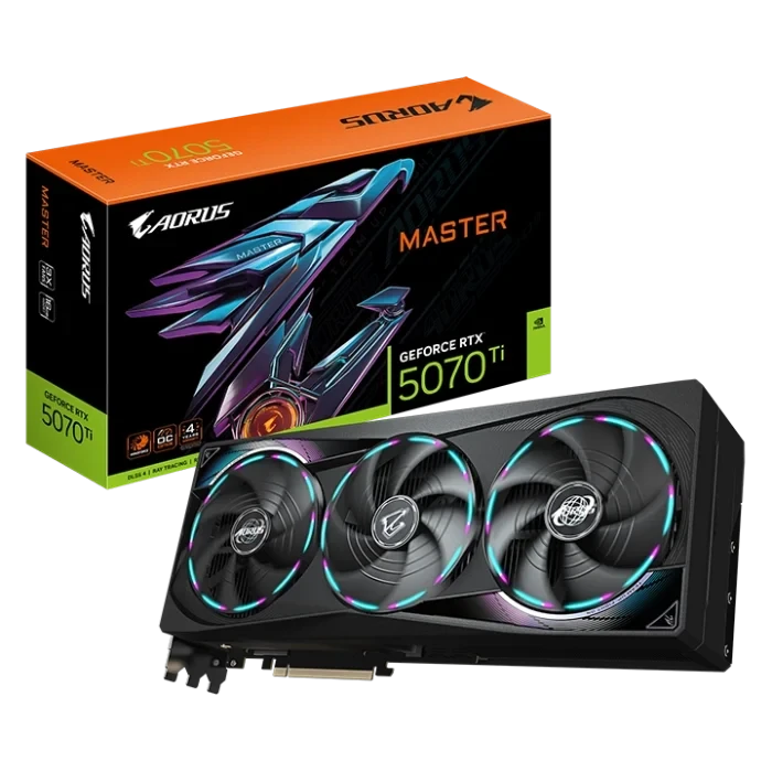 Gigabyte AORUS GeForce RTX 5070 Ti MASTER 16G Graphics Card