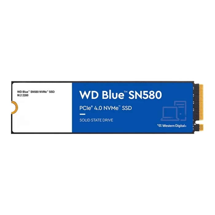 WD Blue SN580 500GB PCIe Gen 4 NVMe SSD