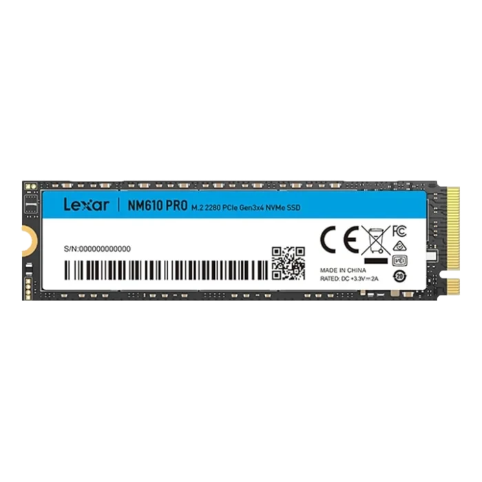 Lexar NM610PRO 2TB M.2 2280 PCIe Gen3x4 NVMe1.4 SSD