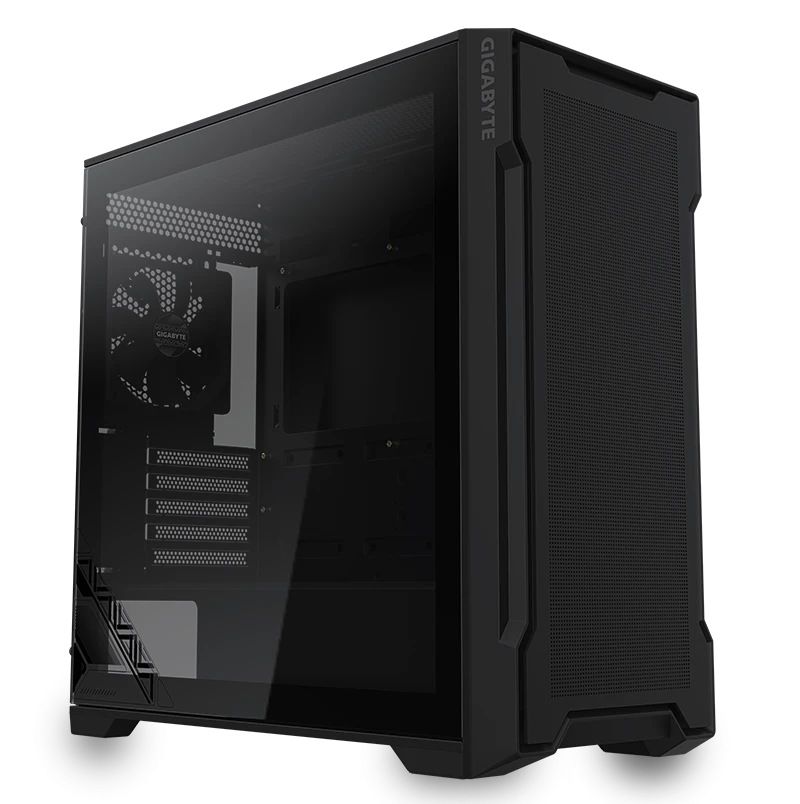 GIGABYTE C102 GLASS Mid Tower Gaming Case – Black