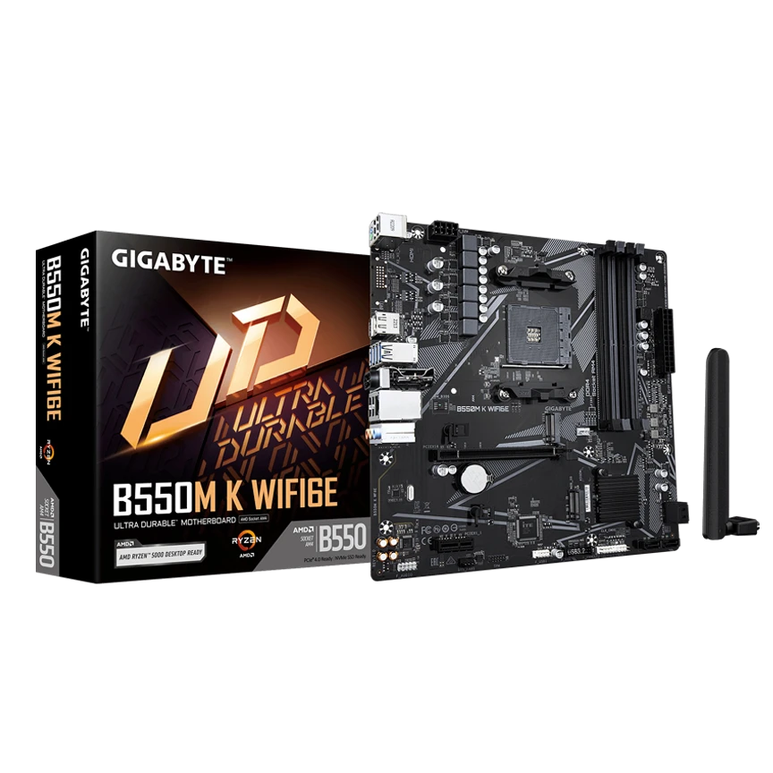 Gigabyte B550M K WIFI6E Motherboard
