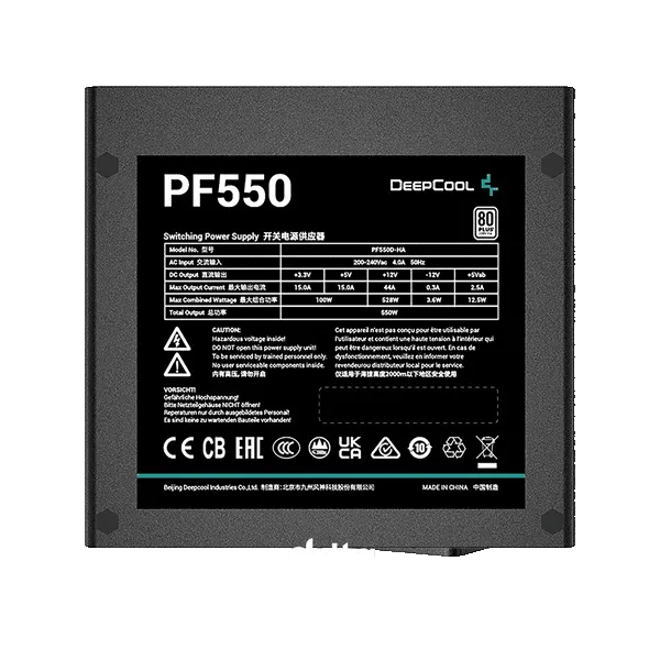 DeepCool PF550D 80 Plus Power Supply