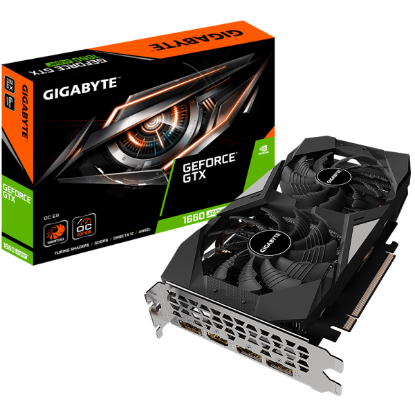 Gigabyte GeForce GTX 1660 SUPER OC 6G Graphics Card Gigabyte GeForce GTX 1660 SUPER OC 6G Graphics Card