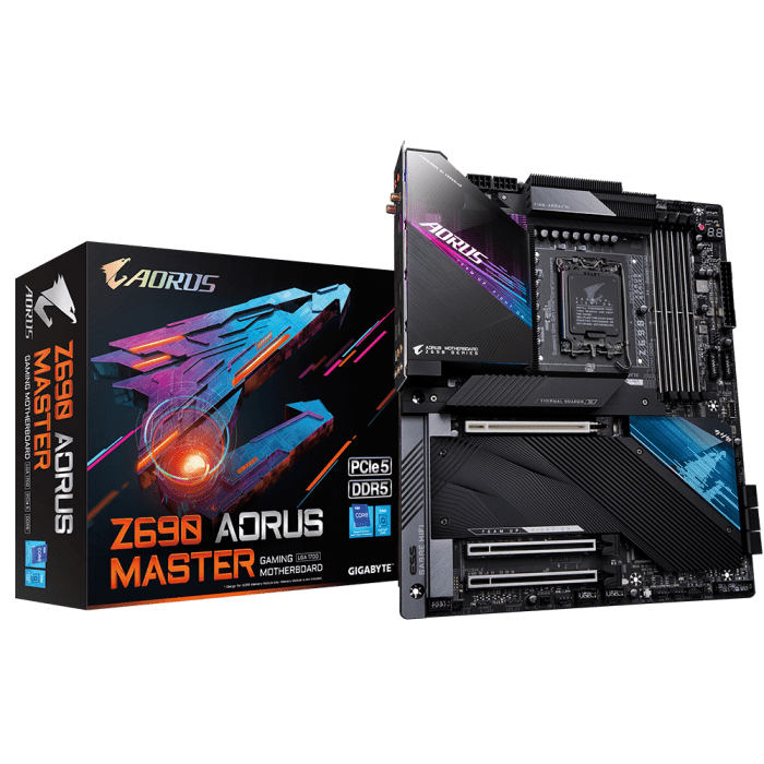 Gigabyte Z690 AORUS MASTER Intel LGA 1700 E-ATX Motherboard - Image 1