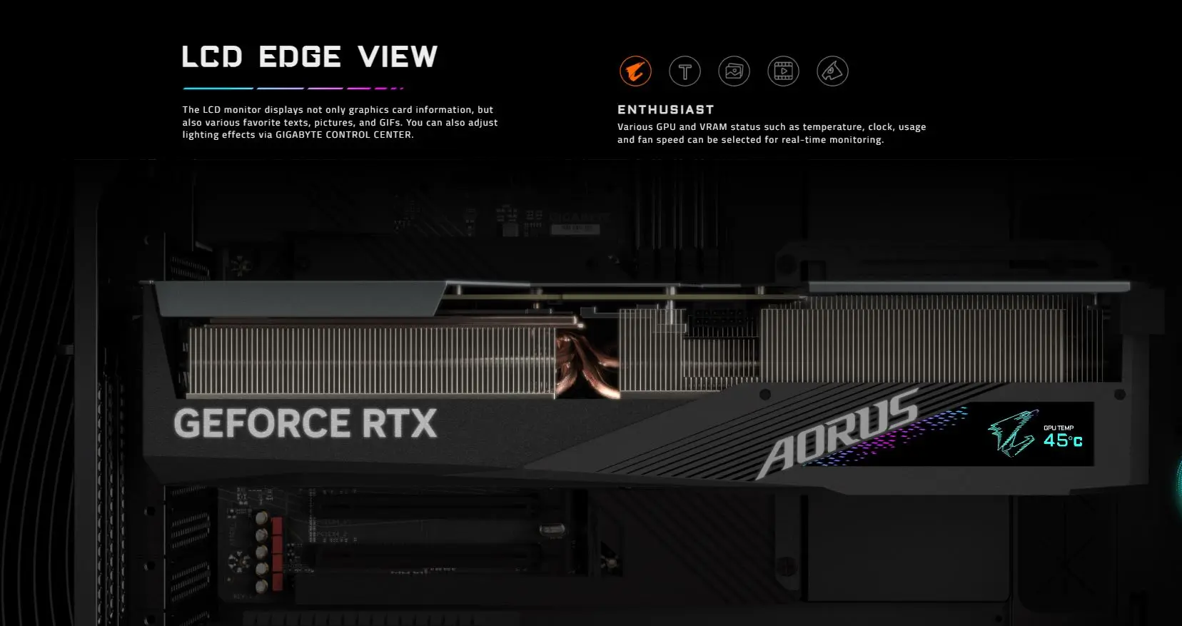 AORUS GeForce RTX 4090 MASTER 24G Graphic Card 06