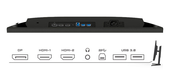 Gigabyte G24F Gaming Monitor with SuperSpeed IPS 165Hz 1ms 3 Gigabyte G24F monitor winsoft sri lanka 2 1