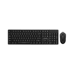 Alcatroz Xplorer C3300 Silent USB Keyboard & Mouse Combo