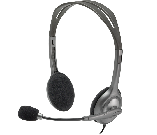 Logitech H110 Dual Plug Stereo Headset Logitech H110