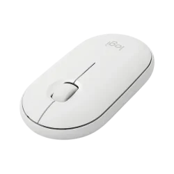 Logitech Pebble M350 Wireless Mouse Silent Buttons, Bluetooth Or USB