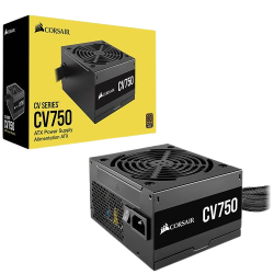 CORSAIR CV750 - 750 WATT 80 PLUS BRONZE CERTIFIED POWER SUPPLY