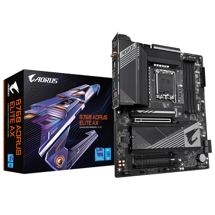 B760 AORUS ELITE AX-01 GIGABYTE B760 AORUS ELITE AX MOTHERBOARD