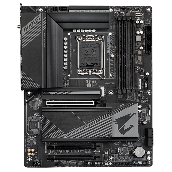 B760 AORUS ELITE AX-02 GIGABYTE B760 AORUS Elite AX Motherboard (Wifi) - Image 2