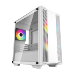 DeepCool CC360 ARGB White Micro-ATX Gaming Case
