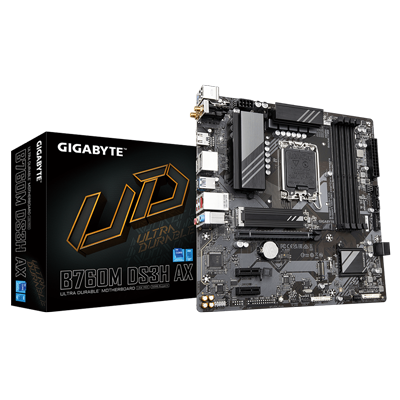 Gigabyte-B760M-DS3H-AX-DDR5-Motherboard-(Wifi) Gigabyte B760M DS3H AX DDR5 Motherboard (Wifi)