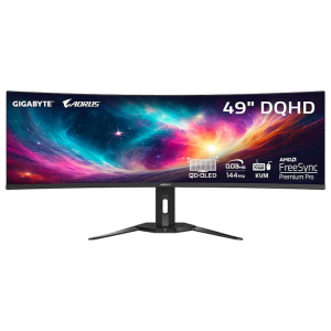 GIGABYTE AORUS CO49DQ EK QD OLED Curved Gaming Monitor