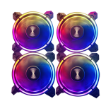 Eco Series ARGB Multiple Ring Fans Kit With Controller