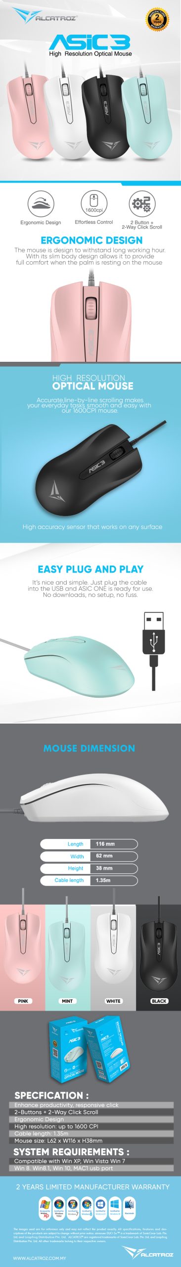 Alcatroz Asic 3 USB Optical Mouse 3 ysUImgQy1640221580 scaled