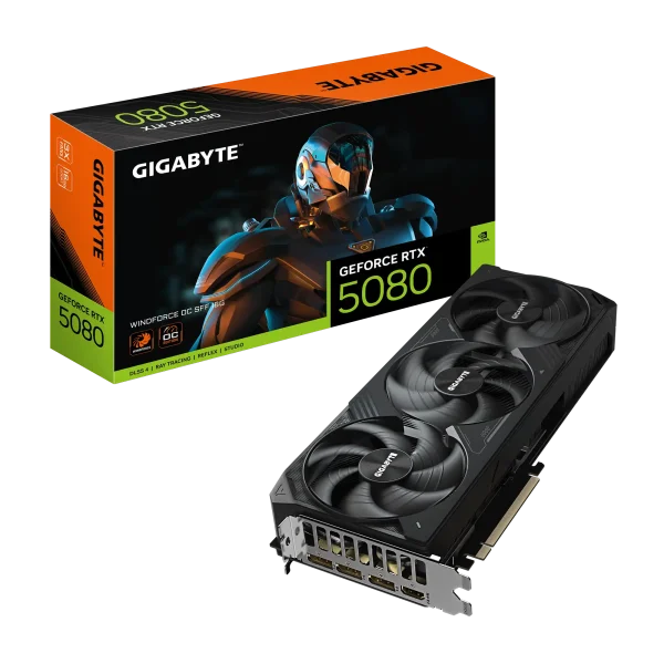 GIGABYTE GeForce RTX 5080 WINDFORCE OC SFF 16G Graphics Card GIGABYTE GeForce RTX 5080 WINDFORCE OC SFF 16G Graphics Card