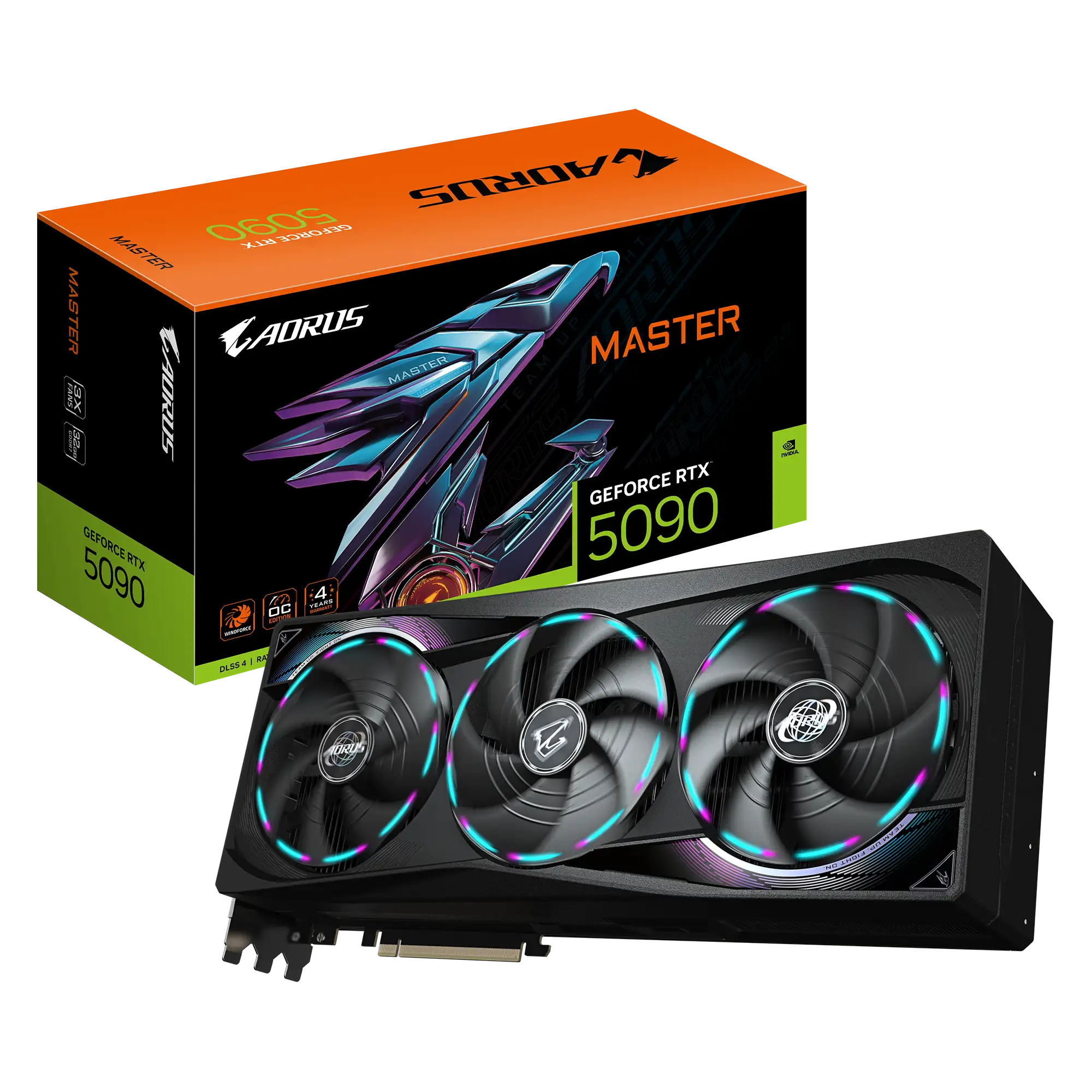 GIGABYTE GeForce RTX 5090 AORUS Master 32GB Graphics Card GIGABYTE GeForce RTX 5090 AORUS Master 32GB Graphics Card