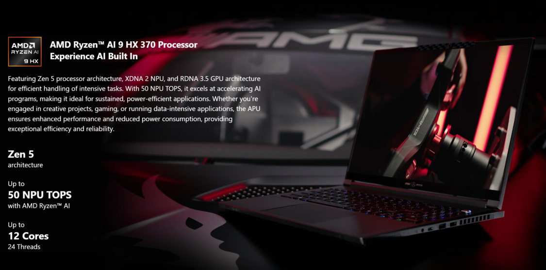 MSI Stealth A16 Mercedes AMG AI+ A3XWGG Copilot+ PC