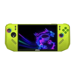 MSI Claw A8 BZ2EM AMD Ryzen Z2 Extreme Handheld Console Neon Green