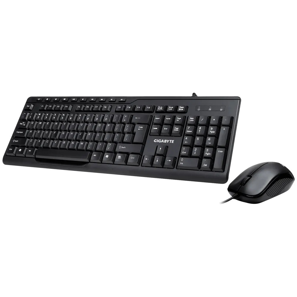 Gigabyte KM6300 USB Keyboard Mouse Combo sri lanka Gigabyte KM6300 USB Keyboard Mouse Combo - Image 1