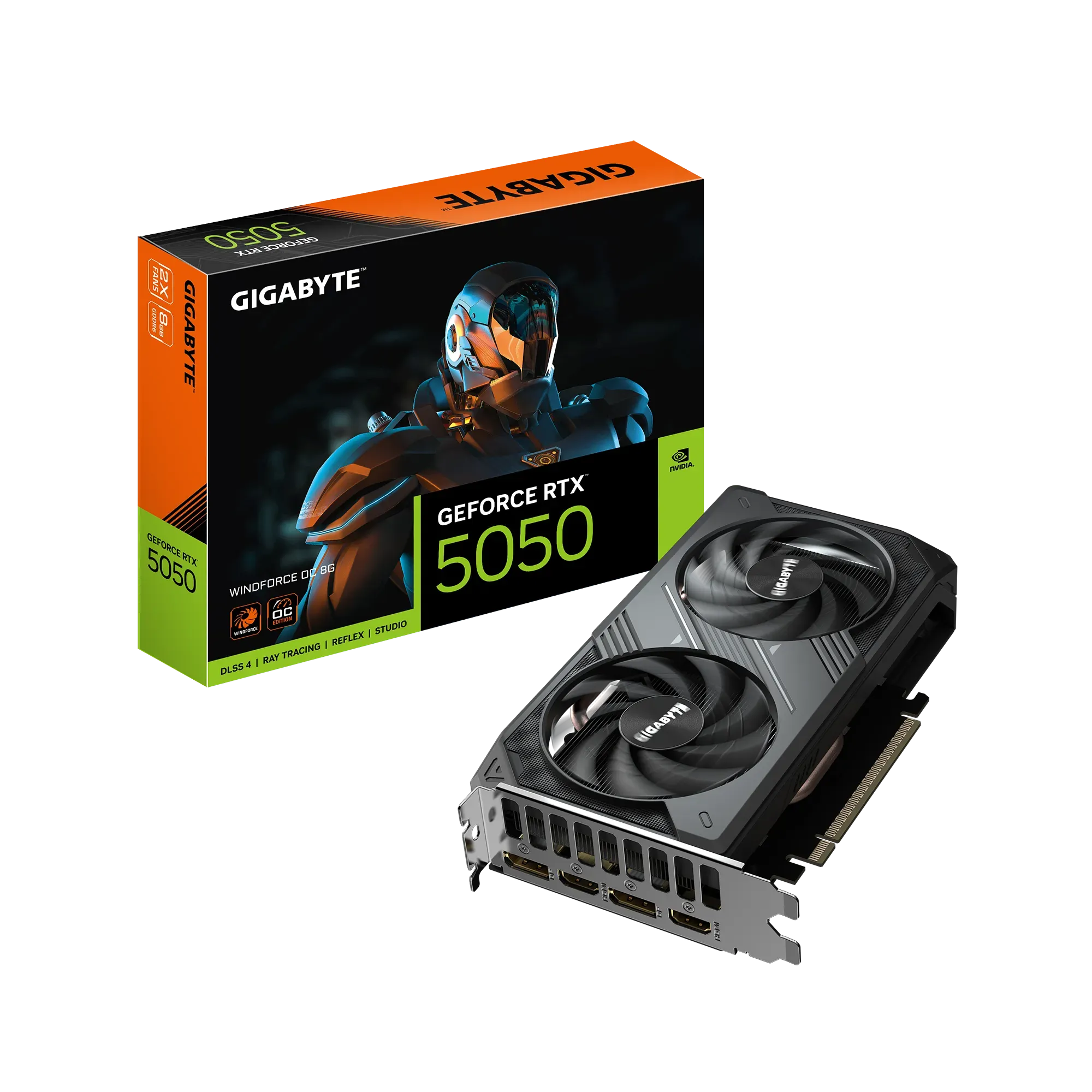 Gigabyte GeForce RTX 5050 WINDFORCE OC 8GB Gigabyte GeForce RTX 5050 WINDFORCE OC 8GB